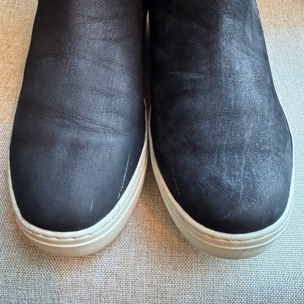 NATURALIZER Celeste Sneaker Booties Size 10 Black Nubuck - Picture 6 of 8